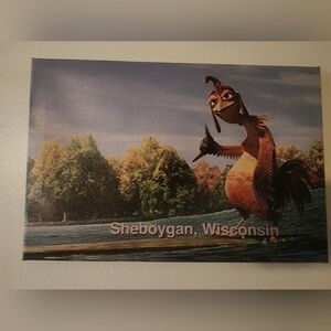Animated Character Canvas Art, NWT